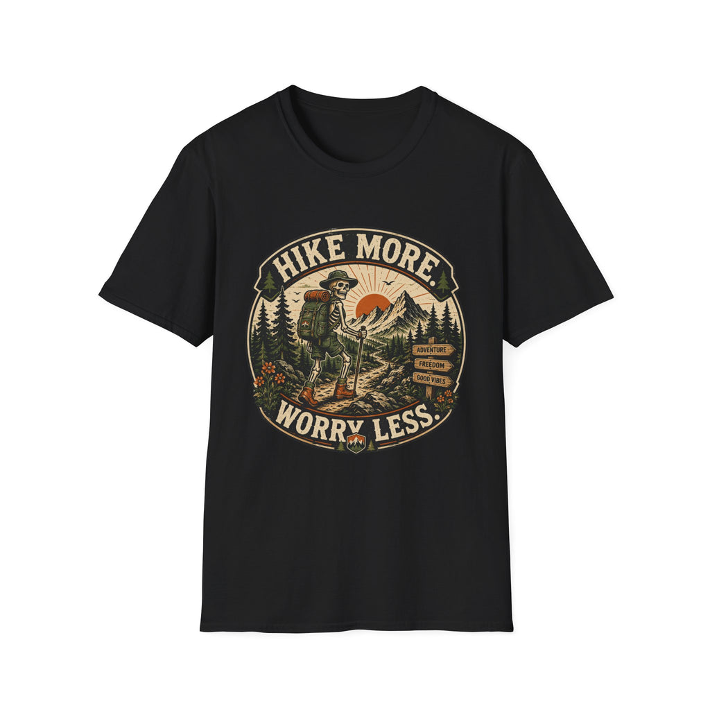Hike More Worry Less Skeleton