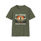 She Conquers Mountains