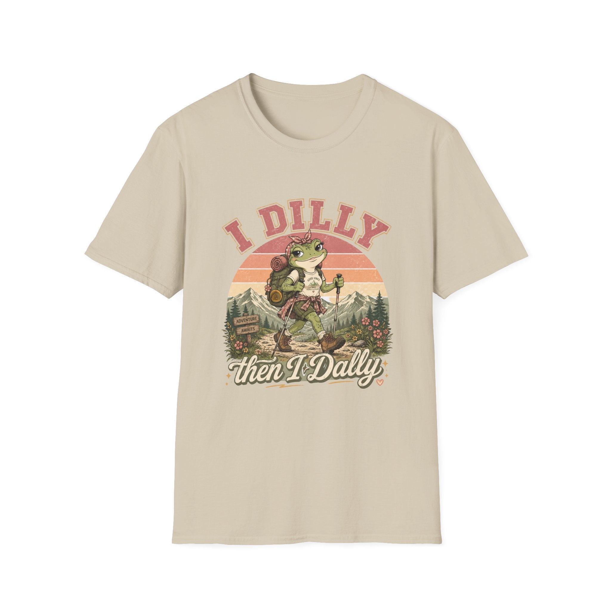 I Dilly Then I Dally Frog T-Shirt