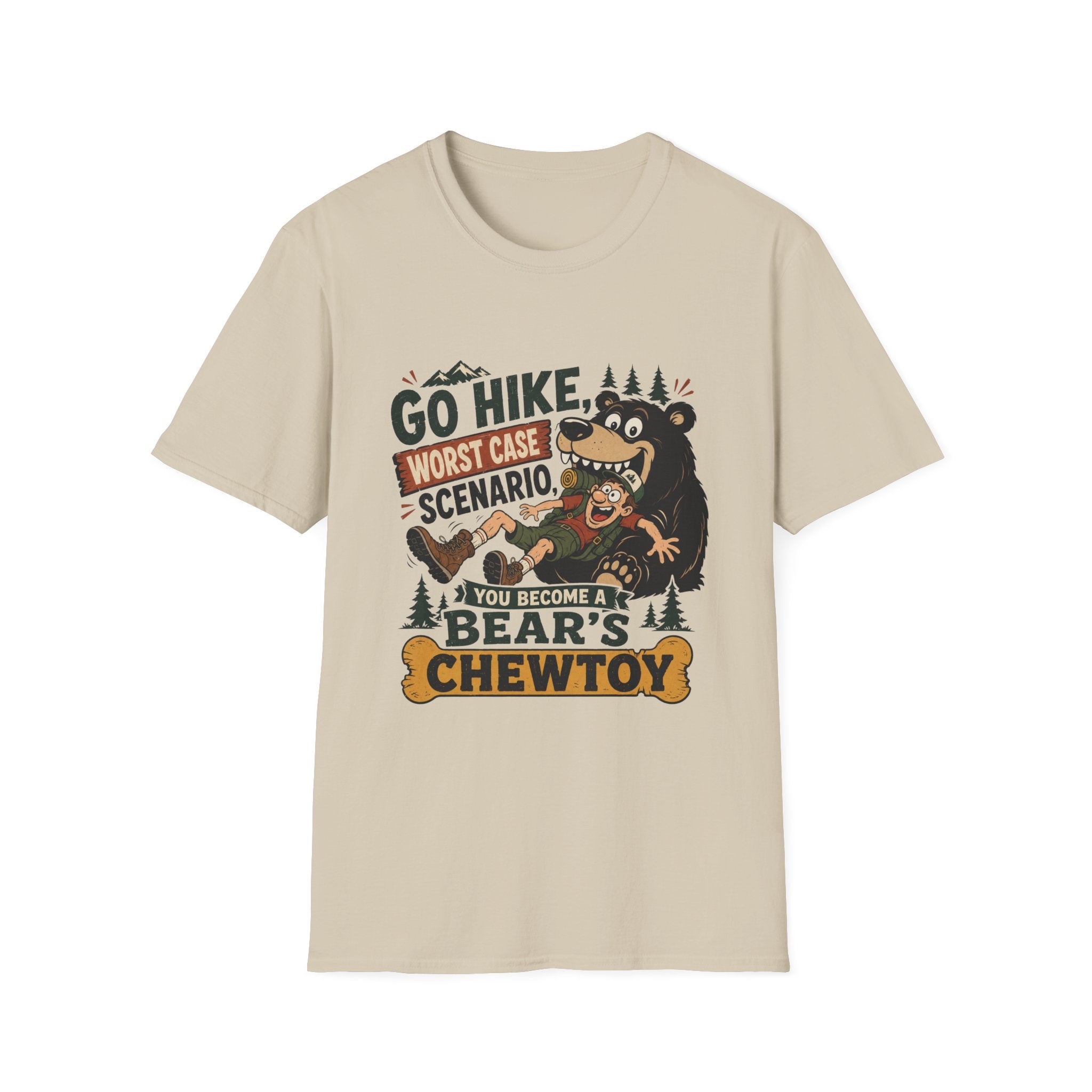Go Hike, Worst Case Scenario, You Become a Bear's Chewtoy T-Shirt