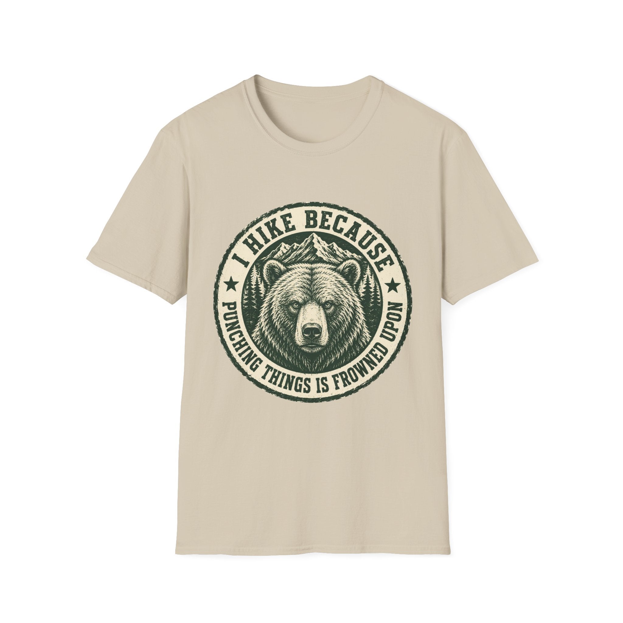 I Hike Because Punching Things Is Frowned Upon T-Shirt