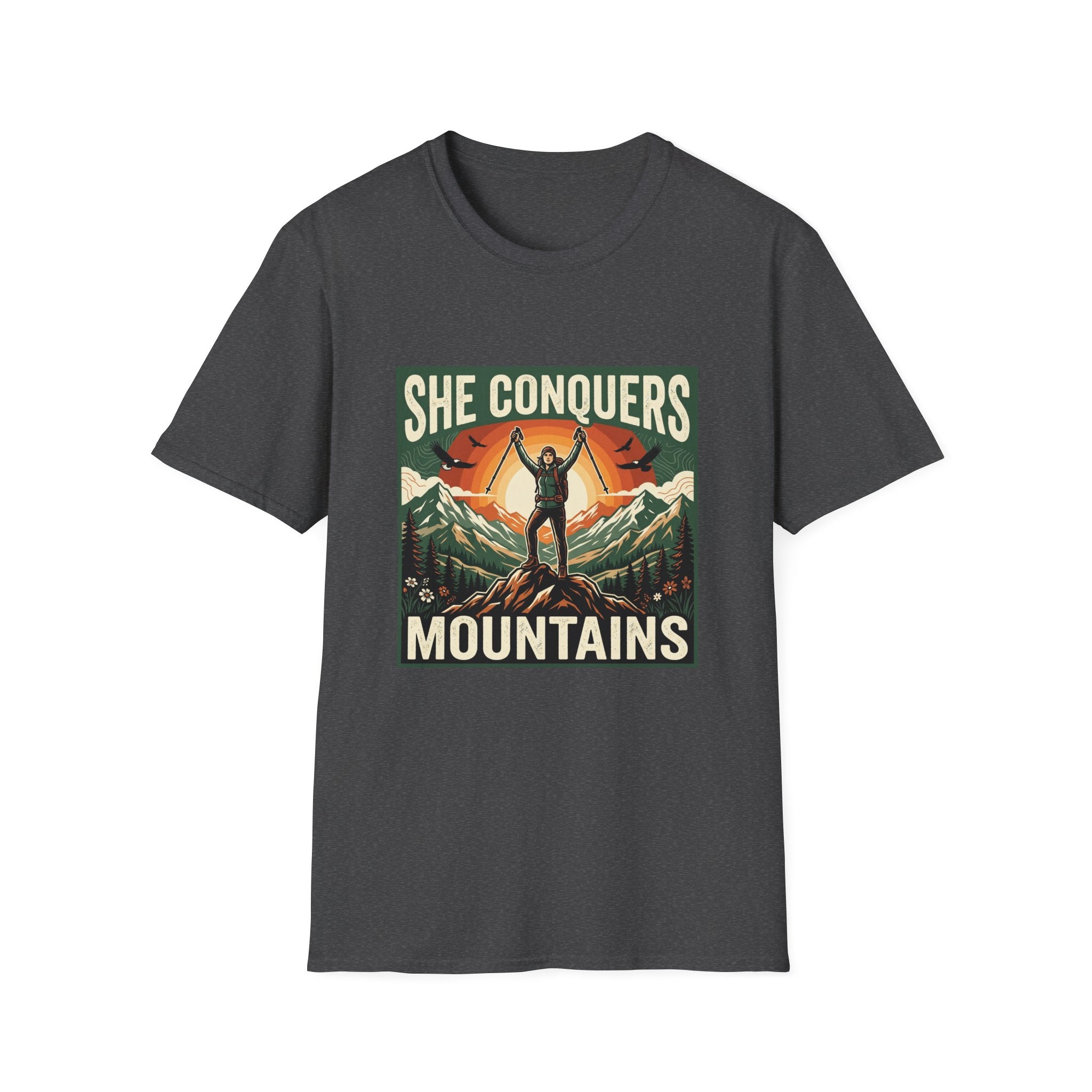 She Conquers Mountains