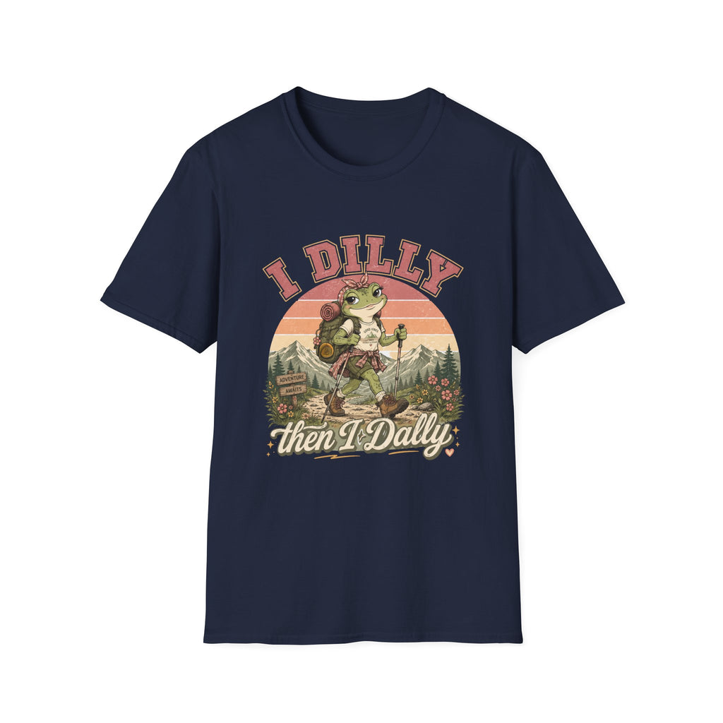 I Dilly Then I Dally Frog T-Shirt