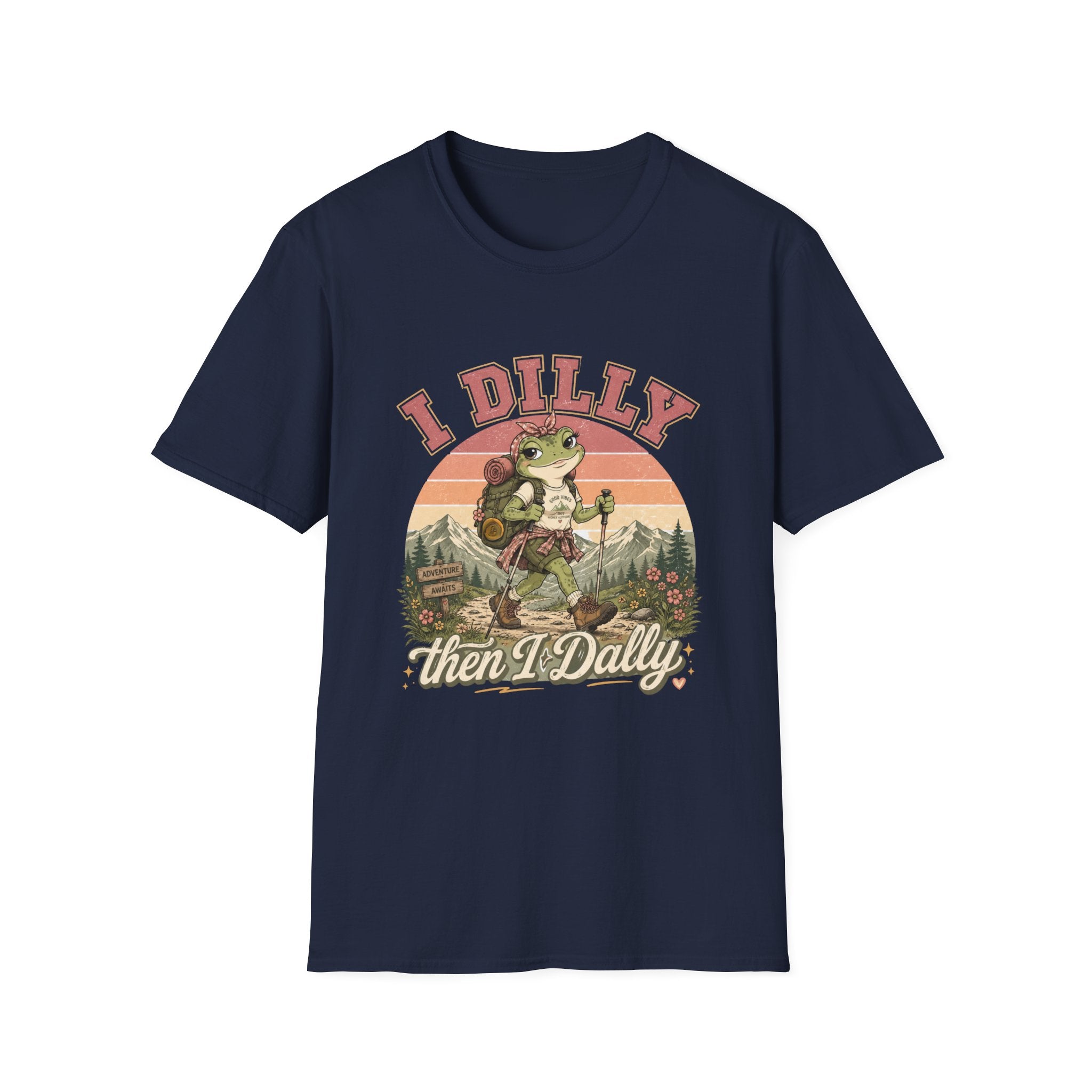 I Dilly Then I Dally Frog T-Shirt