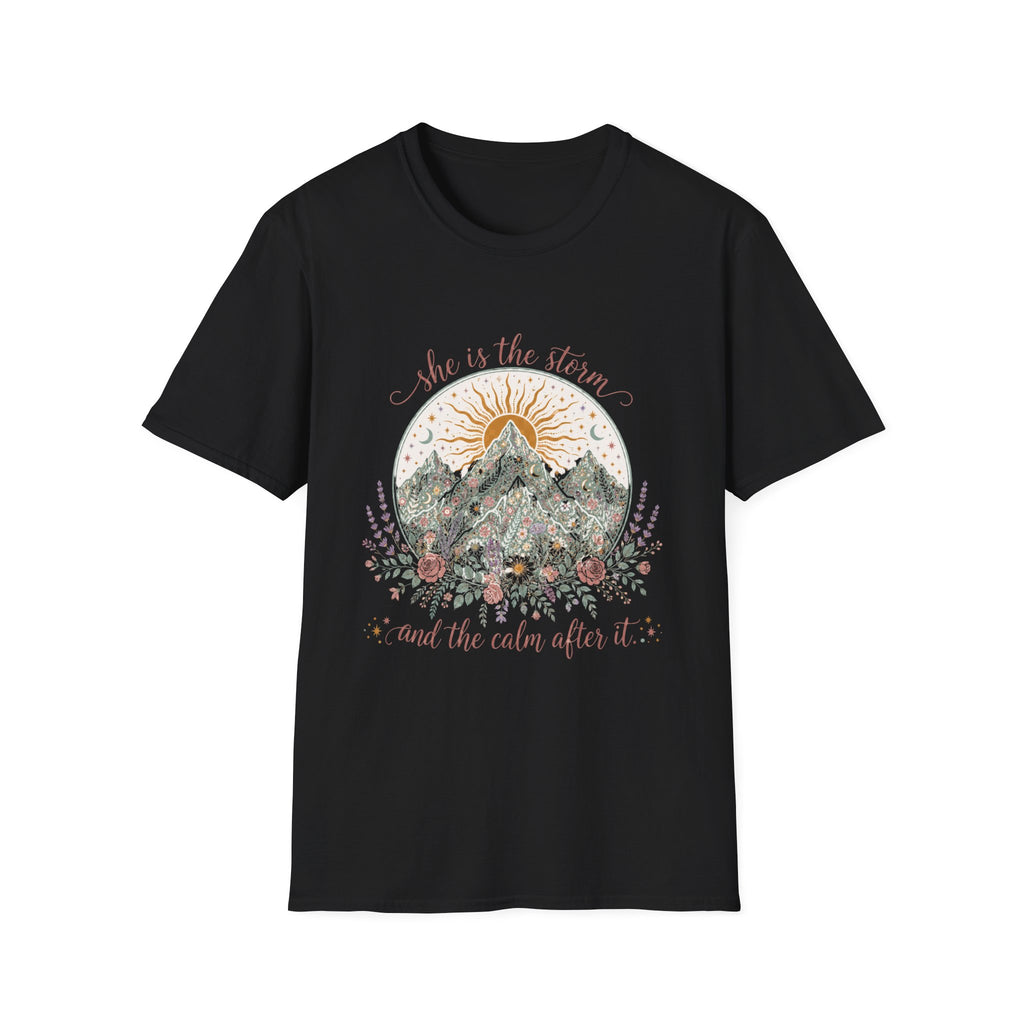 She Is the Storm and the Calm After It T-Shirt