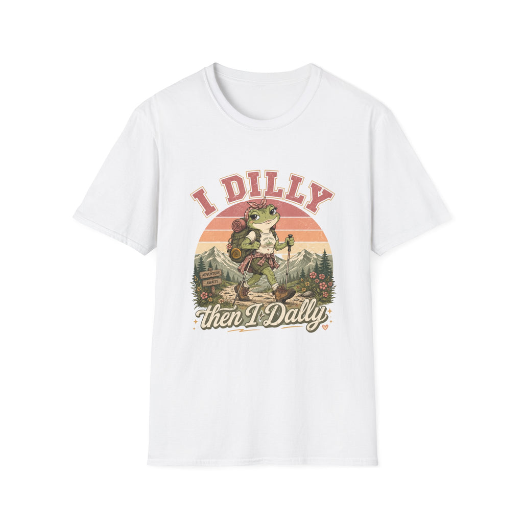I Dilly Then I Dally Frog T-Shirt