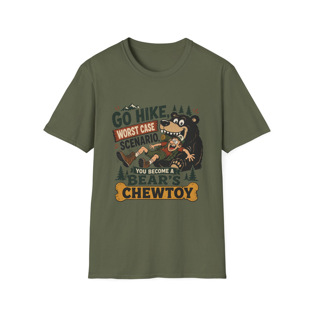 Go Hike, Worst Case Scenario, You Become a Bear's Chewtoy T-Shirt