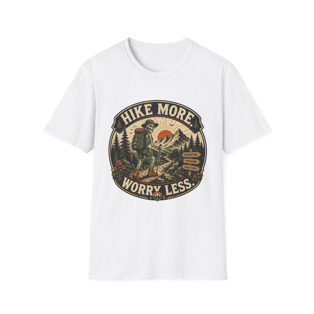 Hike More Worry Less Skeleton