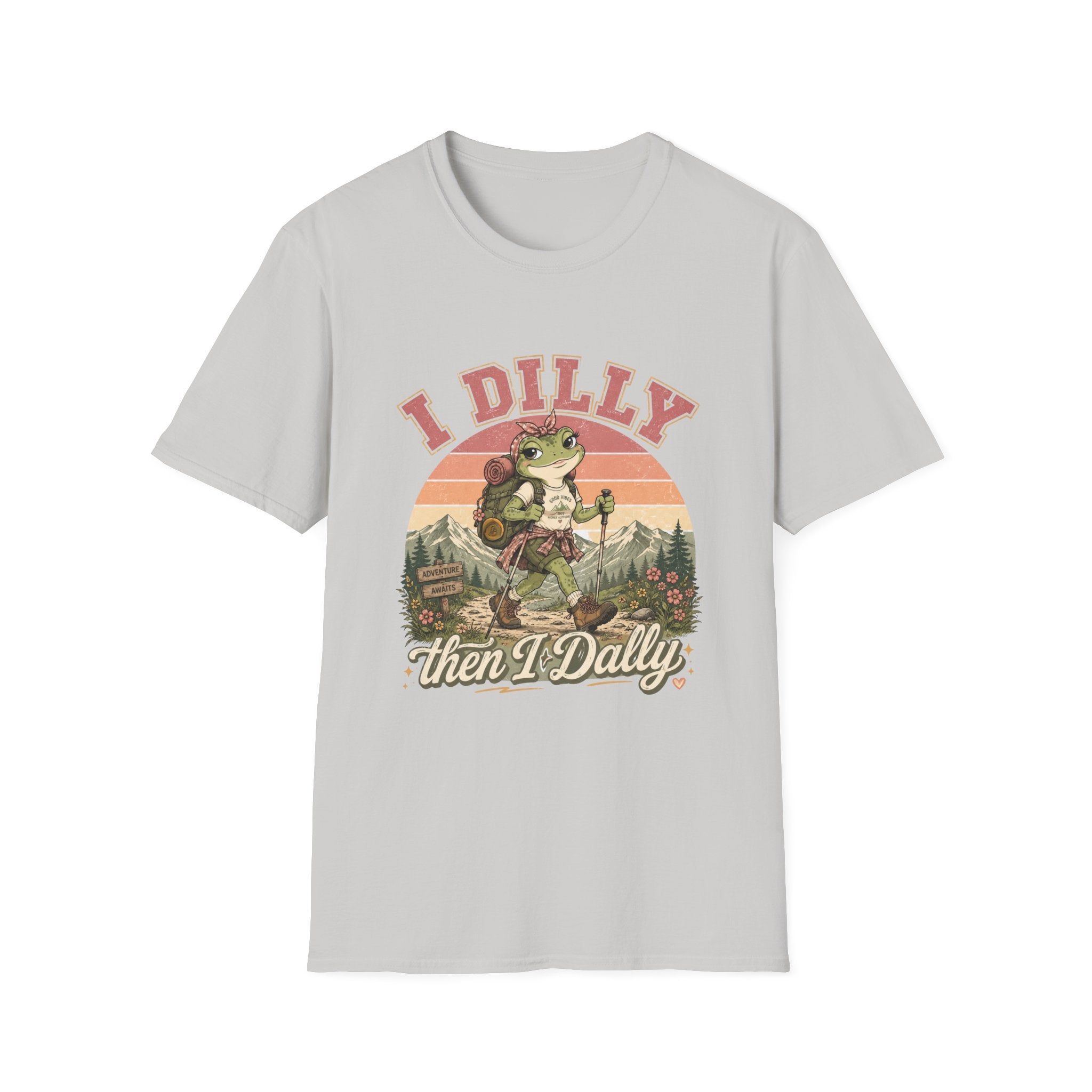 I Dilly Then I Dally Frog T-Shirt