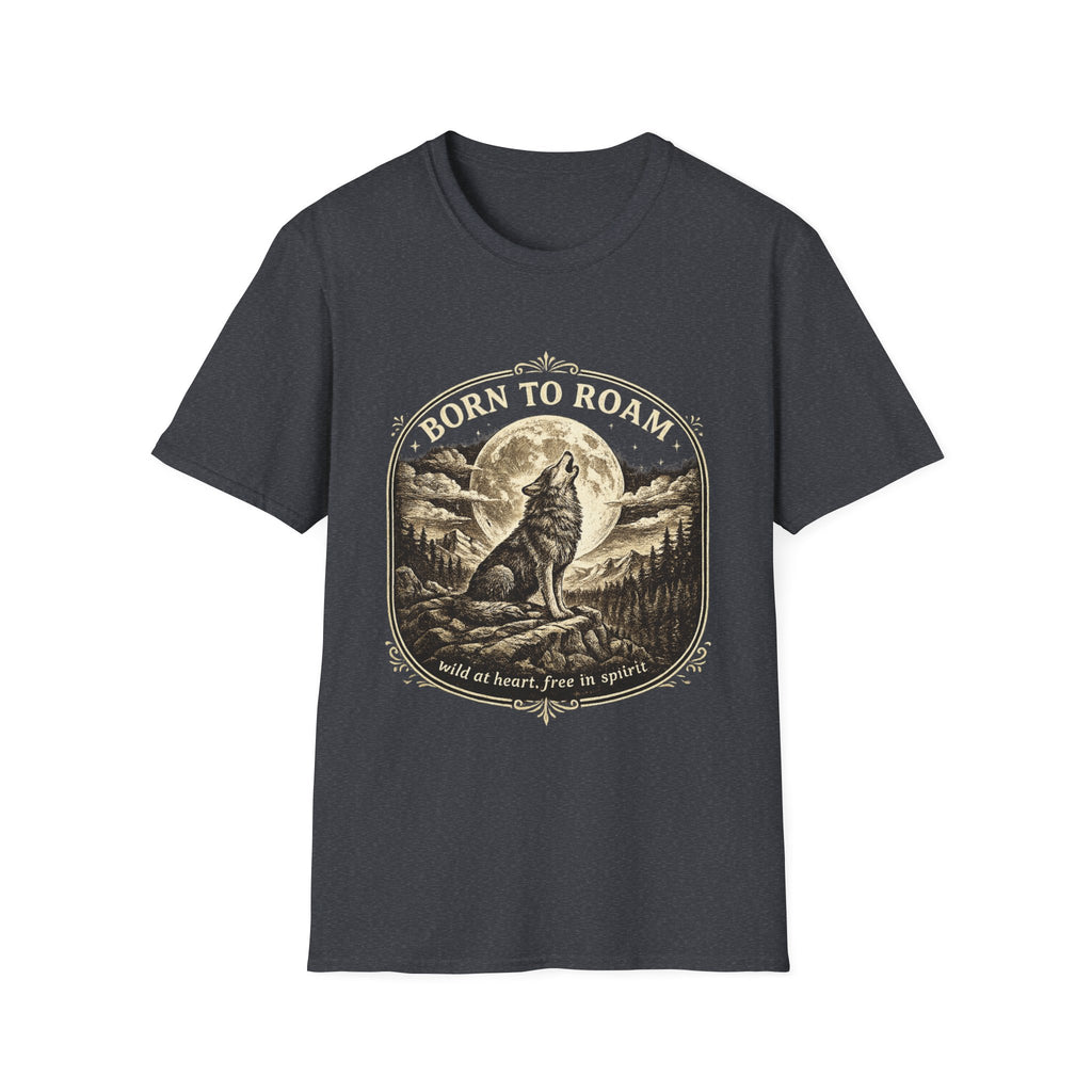 Born to Roam Wolf T-Shirt