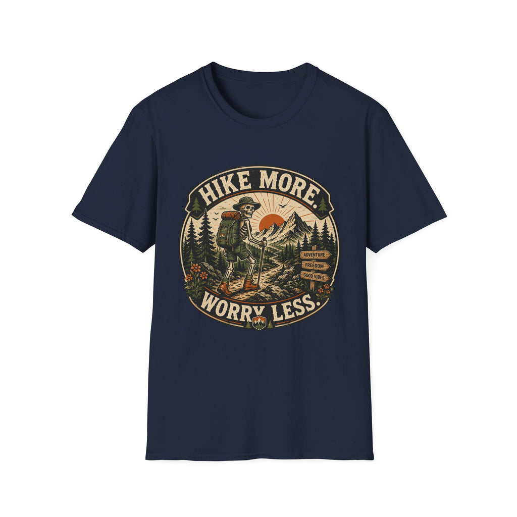 Hike More Worry Less Skeleton