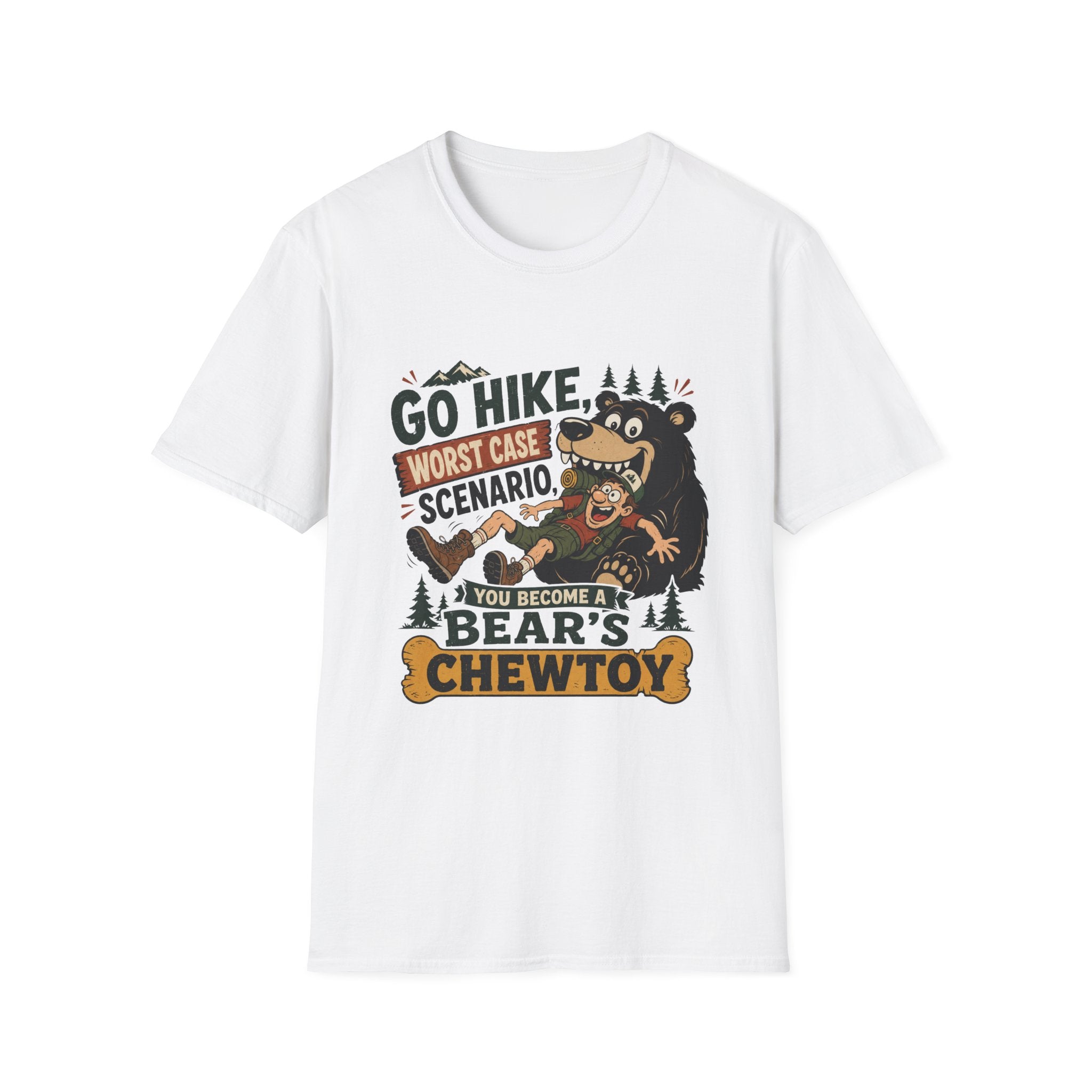 Go Hike, Worst Case Scenario, You Become a Bear's Chewtoy T-Shirt