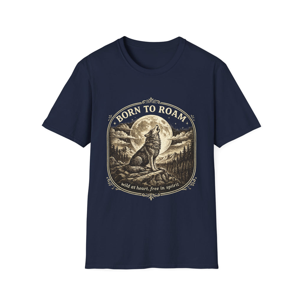 Born to Roam Wolf T-Shirt