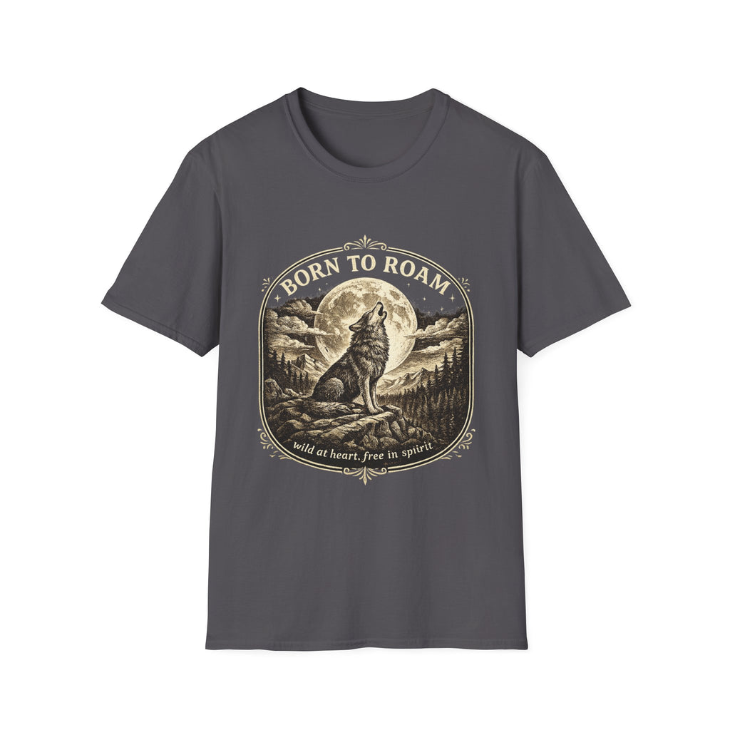 Born to Roam Wolf T-Shirt